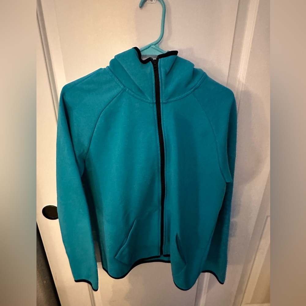 Uniqlo Men's Full-Zip Teal Jacket Sweatshirt Size M
